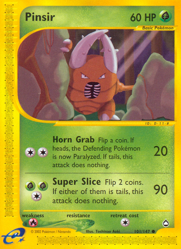 E-Series Aquapolis Pinsir #101/147